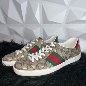 Gucci ACE GG Supreme Bees Sneaker Beige